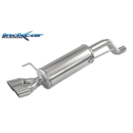 100% RVS Sportuitlaat passend voor Fiat Punto EVO 1.4 Turbo MultiAir 165pk 2010- 2x80mm Racing