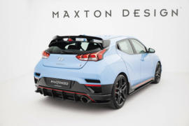 Maxton Design Street Pro Achterzijde Splitters Hyundai Veloster N Mk2