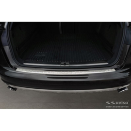 RVS Achterbumperprotector passend voor Audi A6 Allroad 2011-2018 'Ribs'