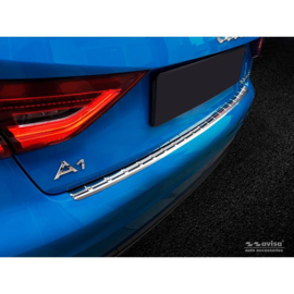 RVS Achterbumperprotector passend voor Audi A1 (GB) Sportback 2018- 'Ribs'