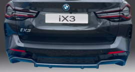 ABS Achterbumper beschermlijst passend voor BMW iX3 (G08) 'M-Sport & 'M' 2022- Zwart