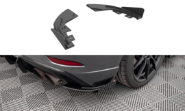 Maxton Design STREET PRO ACHTERZIJSPLITTERS + KLEPPEN AUDI S3 SPORTBACK 8V FACELIFT