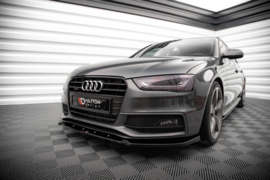 Maxton Design VOORSPLITTER V.3 AUDI A4 S-LINE / S4 B8 FACELIFT Gloss Black