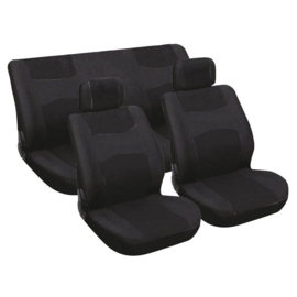 Carpoint Stoelhoesset Universeel 6-Delig - Zwart