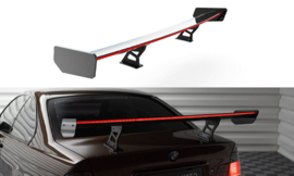 Maxton Design Carbon Spoiler Met Interne Beugels Staanders + LED BMW 3 Coupé E46