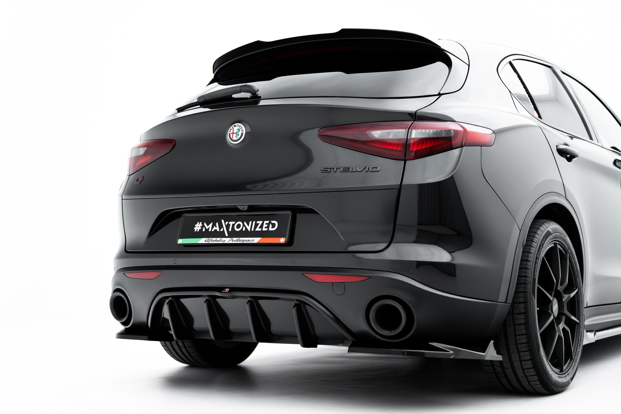 Maxton Design ACHTERKANT ALFA ROMEO STELVIO
