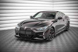 Maxton Design Street Pro Front Splitter + Flaps BMW 4 M-Pack / M440i G22 / G23 / G22 Facelift / G23 Facelift