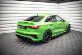 Maxton Design STREET PRO ACHTERZIJSPLITTERS + KLEPPEN AUDI RS3 SEDAN 8Y