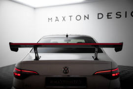 Maxton Design Carbon Spoiler Met Interne Beugels Staanders + LED Volkswagen Jetta GLI Mk7