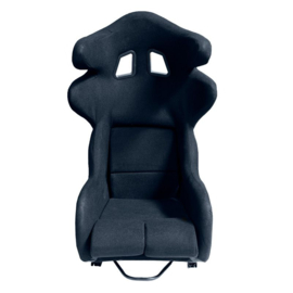 Sportstoel 'JJ' - Zwart - Vaste polyester rugleuning - incl. sledes