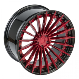 ZP.MODULAR 2 5x112 Blood red Center / Gloss black lip