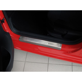 RVS Instaplijsten passend voor Volkswagen Polo 6R 2009-2014 & 6C 2014-2017 5-deurs - 'Exclusive' - 4-delig