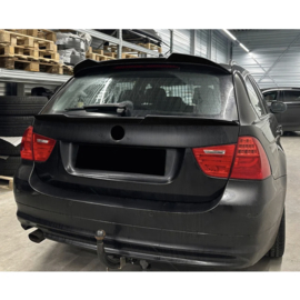 AutoStyle Onderste achterspoiler passend voor BMW 3-Serie E91 Touring 2005-2012 (ABS Glanzend zwart)
