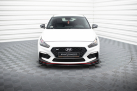 Maxton Design Street Pro Frontsplitter + Flaps Hyundai I30 N Mk3 Hatchback / Fastback