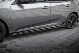 Maxton Design Zijskirts Diffusers + Flaps Honda Civic Sport Mk 10