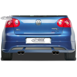 Achterskirt passend voor Volkswagen Golf V Hatchback 3/5-deurs 2003-2008 'V2' (uitlaat links/rechts) excl. Variant/Plus (ABS)