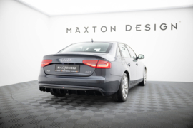 Maxton Design Achterspoiler Audi A4 B8 Facelift (versie met enkele zij- en dubbele uitlaat)