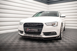 Maxton Design VOORSPLITTER V.2 AUDI A5 COUPÉ / SPORTBACK 8T FACELIFT Gloss Black