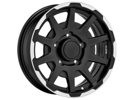 Sparco Dakar Wheels Flat Black Machined With Polished Lip