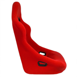Sportstoel 'Zandvoort' - Rood - Vaste rugleuning - incl. sledes