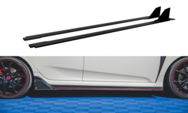 Maxton Design Race Duurzaamheid Zijskirts Diffusers Honda Civic X Type-R