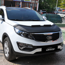 Motorkapsteenslaghoes passend voor Kia Sportage 2010-2013 zwart