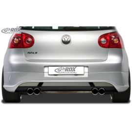 Achterskirt passend voor Volkswagen Golf V Hatchback 3/5-deurs 2003-2008 'V2' (uitlaat links/rechts) excl. Variant/Plus (ABS)