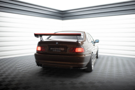 Maxton Design Carbon Spoiler Met Externe Beugels Staanders + LED BMW 3 Coupé E46