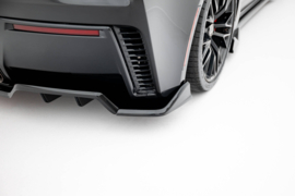Maxton Design Achtersplitter (met verticale stangen) + Achterzijsplitters Chevrolet Corvette Z06 C7