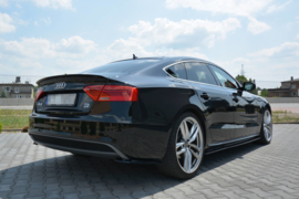 Maxton Design SIDESKIRTS DIFFUSERS AUDI S5 / A5 / A5 S-LINE 8T / 8T FL SPORTBACK Gloss Black
