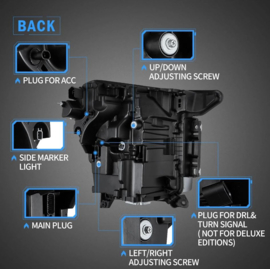 VLAND volledige LED-projectorkoplampen voor Ford F150 2021-2023