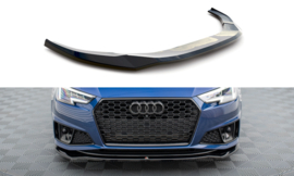 Maxton Design VOORSPLITTER V.2 AUDI A4 COMPETITION B9 Gloss Black