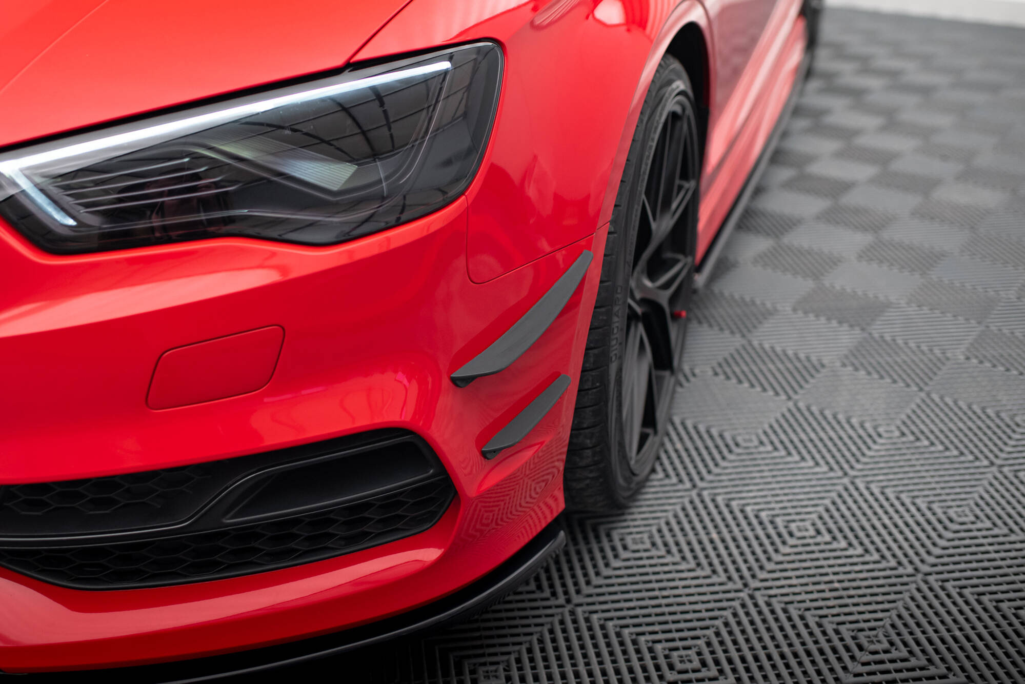 Maxton Design Voorbumpers (Canards) Audi S3 / A3 S-Line 8V Sedan / Cabrio
