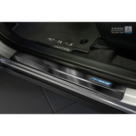 Zwart RVS Instaplijsten passend voor Toyota C-HR 2016- & RAV4 IV FL 2016-2018 - 'Hybrid' - 4-delig