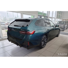 Avisa RVS Achterbumperprotector passend voor BMW 5 Serie Touring (G61) 2024- incl. M-Sport - Matzwart