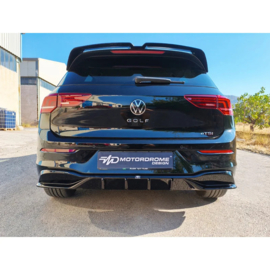 Motordrome Achterbumperdiffuser passend voor Volkswagen Golf VIII 2020- incl. Facelift (ABS)