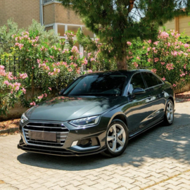 Oneway Set Sideskirts passend voor Audi A4 (B9) Sedan/Avant Facelift 2019-2024 - Glanzend zwart