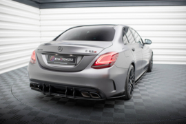 Maxton Design Street Pro Achterzijde Splitters Mercedes-AMG C63 Sedan / Estate W205 Facelift