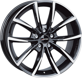 AUTEC ASTANA 17inch 7,0j 5/112 ET40 Naaf 57,1mm Zwart Glans / Gepolijst