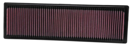 K&N vervangingsfilter passend voor Volkswagen Beetle 2.5 2012-2015, Golf VI 2.5 2010-2014, Jetta 2.5 2005-2014, Passat 2.5 2012-2014, Rabbit 2.5 2007-2009 (33-2331)