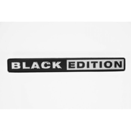 Aluminium Embleem/Logo - BLACK EDITION - 11,8x1,4cm