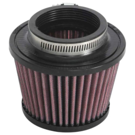 K&N Universeel Luchtfilter Konisch 64mm aansluiting, 114mm onder, 89mm top, 81mm hoogte - (RU-8100)