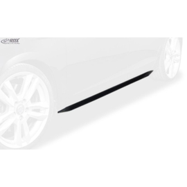 Sideskirts 'Slim' passend voor Volvo V60/S60 2010-2013 (ABS zwart glanzend)