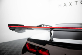 Maxton Design Carbon Spoiler Met Bovenste Zwaan Montage + LED Chevrolet Corvette Stingray / Grand Sport C7