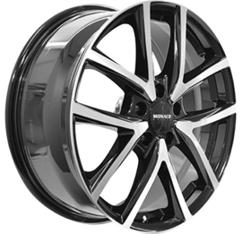 MONACO WHEELS CL2 Zwart Glans / Gepolijst