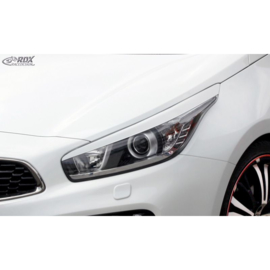 Koplampspoilers passend voor Kia Cee'd & Pro Cee'd JD 2012- (ABS)