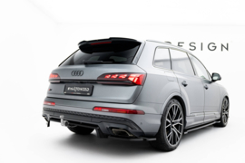 Maxton Design Achtersplitter (met verticale spijlen) Audi Q7 S-Line Mk2 Facelift 2