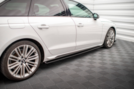 Maxton Design SIDESKIRTS DIFFUSERS AUDI S4 / A4 S-LINE / A4 COMPETITON B9 Gloss Black