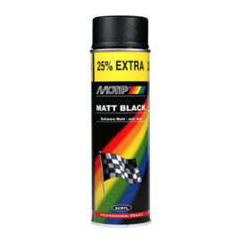 Motip Rallye Lak - Matzwart - 500ml