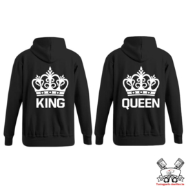 Hoodie King & Queen + Kroon